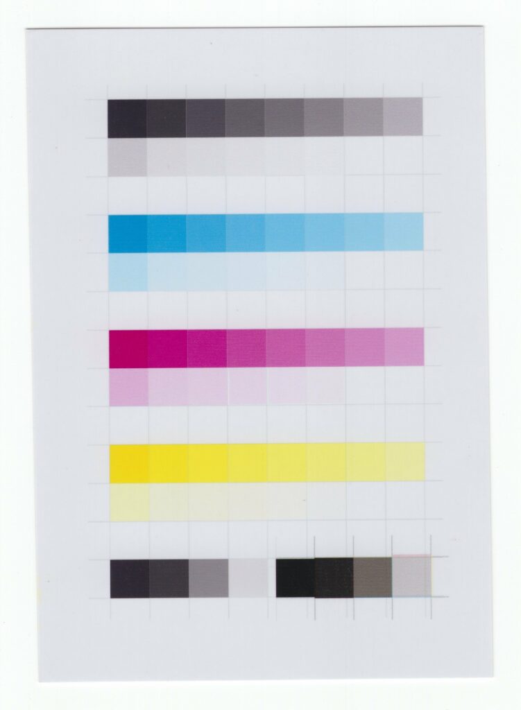 Calibrating an inkjet printer using a scanner Kaetemi